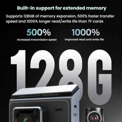 Anytek T2 PRO 3.0 Inch 2K HD Night Vision Recorder Hidden Car Camera Front And Rear Dual Recording(Without Memory) - Car DVRs by Anytek | Online Shopping UK | buy2fix