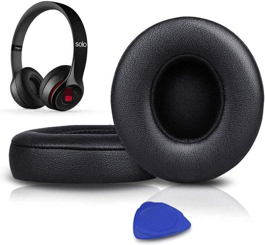 For Beats Solo3 / Solo2 Headphones Ear Pads Sponge Cover, Spec: Wireless Black