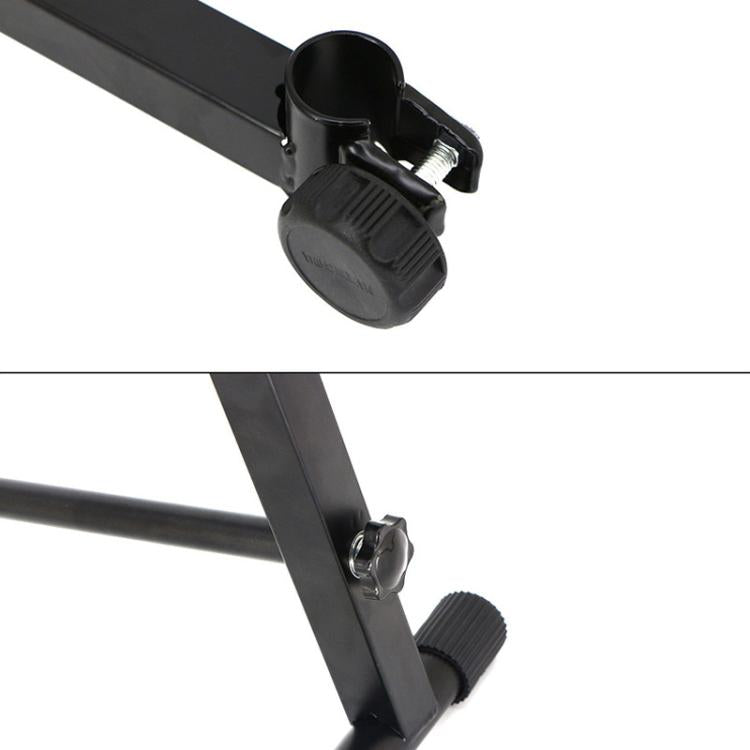 Electronic Piano Raised Stand Piano Keyboard Universal Double Layer Raised Stand Musical Instrument Accessories(Black) - Keyboard Accessories by buy2fix | Online Shopping UK | buy2fix