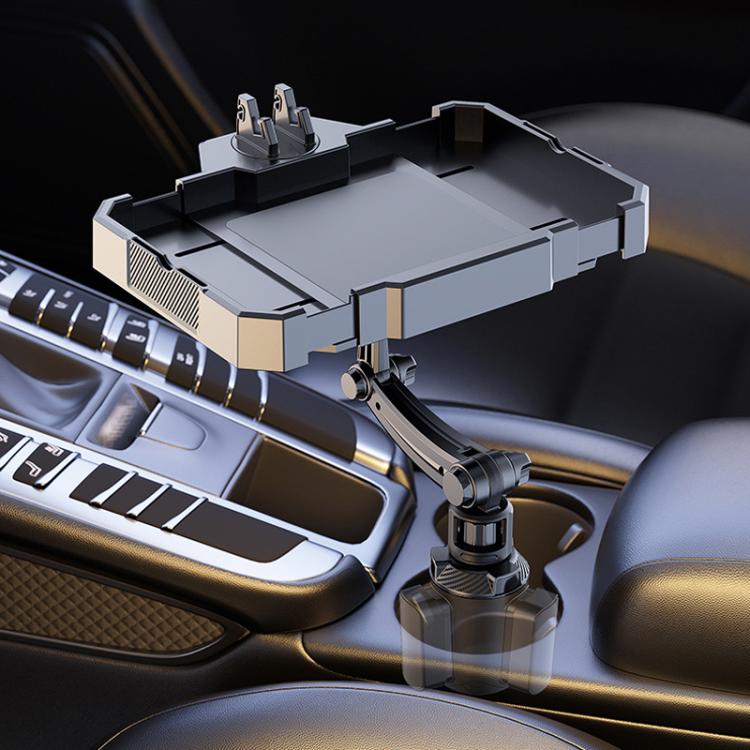 Medium Car 360 Degree Rotating Dining Tray Auto Adjustable Cell Phone Holder - Car Drink Holders by buy2fix | Online Shopping UK | buy2fix