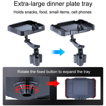 Medium Car 360 Degree Rotating Dining Tray Auto Adjustable Cell Phone Holder - Car Drink Holders by buy2fix | Online Shopping UK | buy2fix