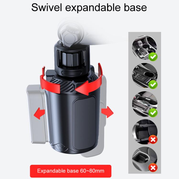 Large Car 360 Degree Rotating Dining Tray Auto Adjustable Cell Phone Holder - Car Drink Holders by buy2fix | Online Shopping UK | buy2fix