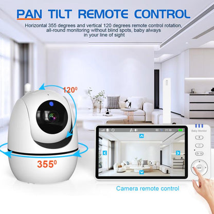 5 inch 1080P HD Baby Watcher Baby Monitor Camera AU Plug - Baby Monitor by buy2fix | Online Shopping UK | buy2fix
