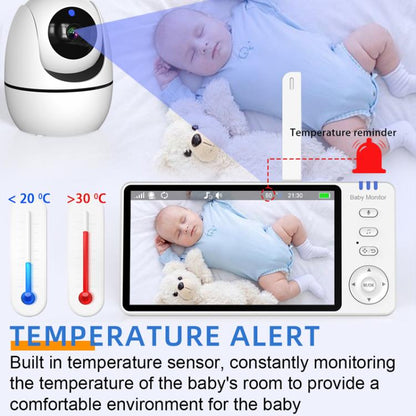 5 inch 1080P HD Baby Watcher Baby Monitor Camera AU Plug - Baby Monitor by buy2fix | Online Shopping UK | buy2fix