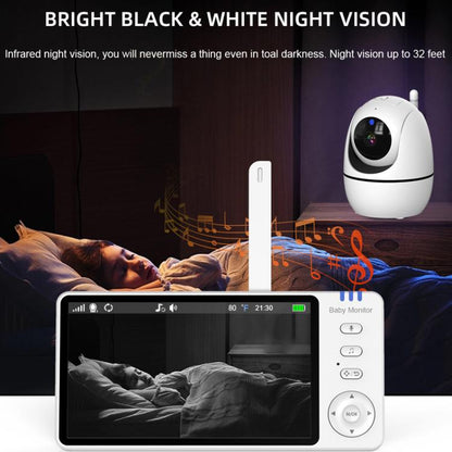 5 inch 1080P HD Baby Watcher Baby Monitor Camera AU Plug - Baby Monitor by buy2fix | Online Shopping UK | buy2fix