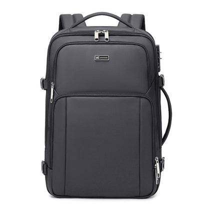 Wiersaam Men Anti-Theft Business Laptop Backpack 15.6 Inch Computer Bag With USB & Type-C Charging Ports(Gray) - Backpack by Wiersaam | Online Shopping UK | buy2fix