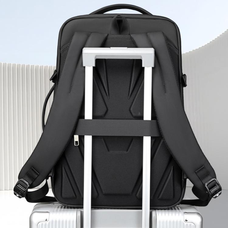 Wiersaam Men Anti-Theft Business Laptop Backpack 15.6 Inch Computer Bag With USB & Type-C Charging Ports(Black) - Backpack by Wiersaam | Online Shopping UK | buy2fix