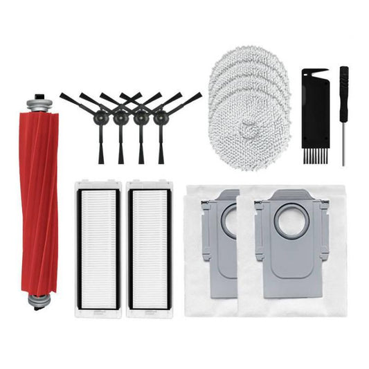 15 In 1 For Roborock P10 Sweeping Robot Vacuum Cleaner Accessories Main Side Brush Hepa Filter Trash Dust Bag Mop Cloth - For Roborock Accessories by buy2fix | Online Shopping UK | buy2fix