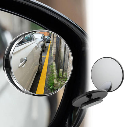 Car Reversing Blind Spot Auxiliary Ultra-clear Reflective Rearview Mirror, Color: Black - Convex Mirror & Accessories by buy2fix | Online Shopping UK | buy2fix