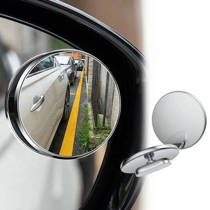 Car Reversing Blind Spot Auxiliary Ultra-clear Reflective Rearview Mirror, Color: Silver - Convex Mirror & Accessories by buy2fix | Online Shopping UK | buy2fix