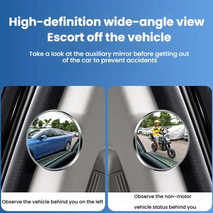 Car Reversing Blind Spot Auxiliary Ultra-clear Reflective Rearview Mirror, Color: Silver - Convex Mirror & Accessories by buy2fix | Online Shopping UK | buy2fix