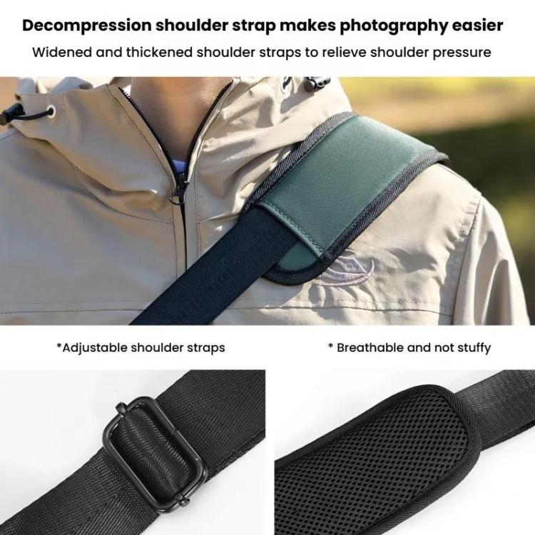 Cwatcun D99 Medium Shoulder Camera Bag Multi-functional Casual Color Clash Lightweight Storage Bag - Strap Satchel by Cwatcun | Online Shopping UK | buy2fix