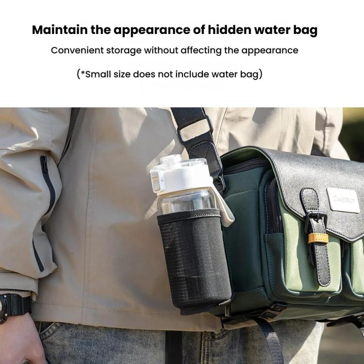 Cwatcun D99 Medium Shoulder Camera Bag Multi-functional Casual Color Clash Lightweight Storage Bag - Strap Satchel by Cwatcun | Online Shopping UK | buy2fix