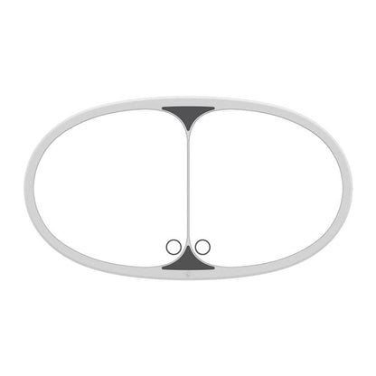 Car Sun Visor LED Touch Light Magnifying Makeup Mirror(White) - Interior Mirrors by buy2fix | Online Shopping UK | buy2fix