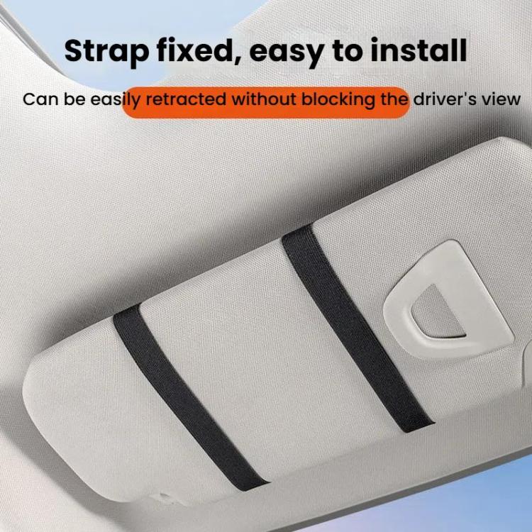 Car Sun Visor LED Touch Light Magnifying Makeup Mirror(White) - Interior Mirrors by buy2fix | Online Shopping UK | buy2fix