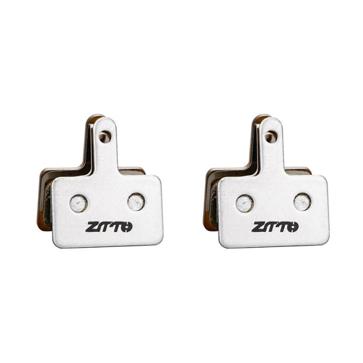2pairs ZTTO Bicycle Metal Sintered Cable Mountain Road Bike Electrical Scooter Disc Brake Linings, Style: 01B - Bicycle Brake Parts by ZTTO | Online Shopping UK | buy2fix