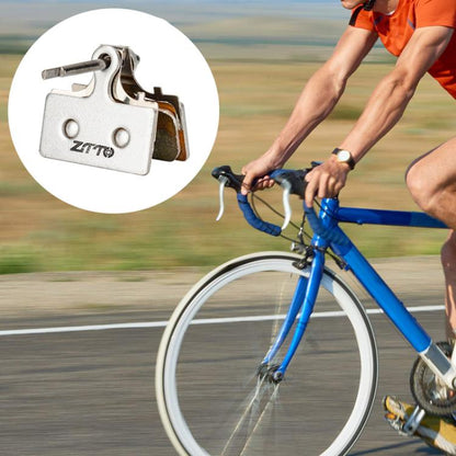 2pairs ZTTO Bicycle Metal Sintered Cable Mountain Road Bike Electrical Scooter Disc Brake Linings, Style: 861 - Bicycle Brake Parts by ZTTO | Online Shopping UK | buy2fix