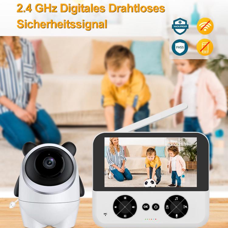 4.3 Inch IPS HD Display 720P Baby Monitor AU Plug - Baby Monitor by buy2fix | Online Shopping UK | buy2fix