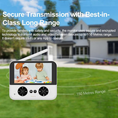 4.3 Inch IPS HD Display 720P Baby Monitor US Plug - Baby Monitor by buy2fix | Online Shopping UK | buy2fix