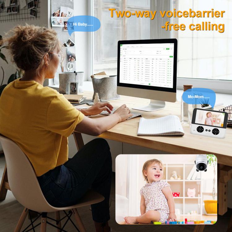 4.3 Inch IPS HD Display 720P Baby Monitor US Plug - Baby Monitor by buy2fix | Online Shopping UK | buy2fix