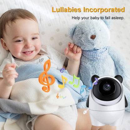 4.3 Inch IPS HD Display 720P Baby Monitor EU Plug - Baby Monitor by buy2fix | Online Shopping UK | buy2fix