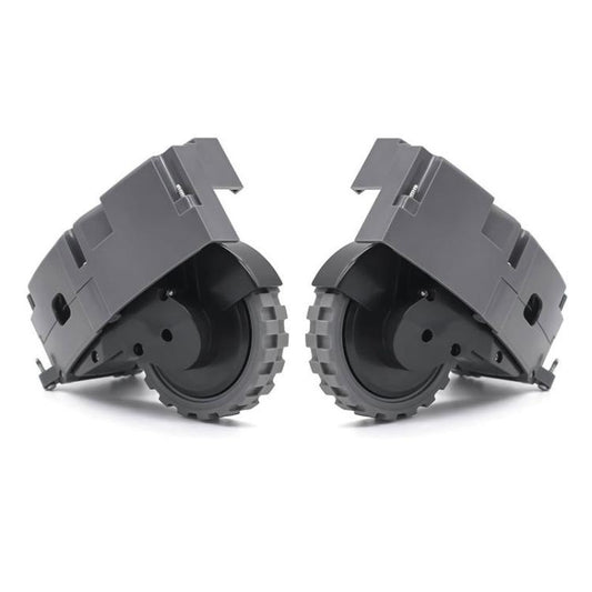For IRobot Roomba 5/6/7/8/9 Series Walking Wheels Vacuum Cleaner Accessories Left+Right Wheel-Black - For iRobot Accessories by buy2fix | Online Shopping UK | buy2fix