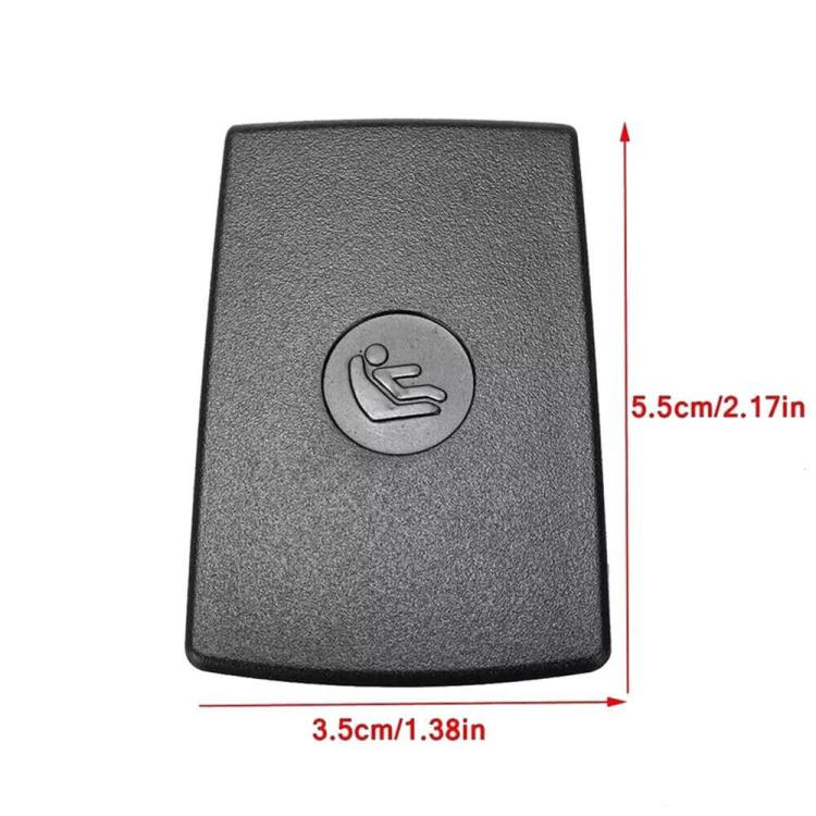 52207319686 For BMW F30 F31 3-Series Rear Child Seat Safety Anchor Cover(Black) - Others by buy2fix | Online Shopping UK | buy2fix