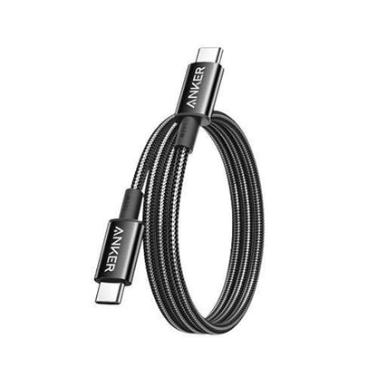 ANKER A8060 1.5m 240W PD Fast Charging Dual Type-C Charging Cable Braided Data Cable(Black) - USB-C & Type-C Cable by ANKER | Online Shopping UK | buy2fix