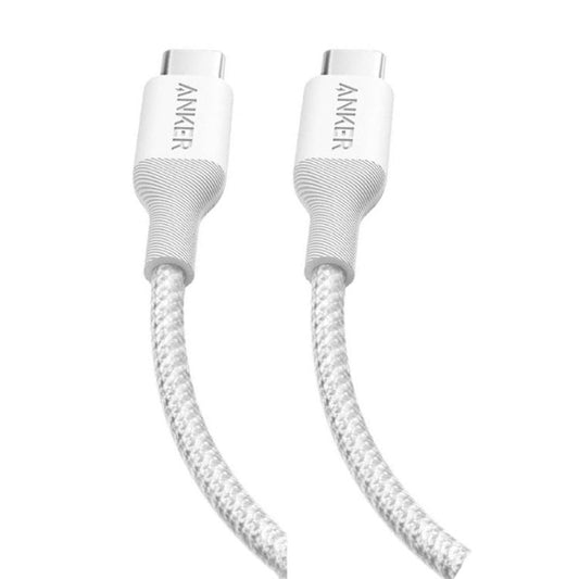 ANKER 240W Dual Type-C Port Eco-Fast Charging Data Cable, Color: White 1.8m - USB-C & Type-C Cable by ANKER | Online Shopping UK | buy2fix