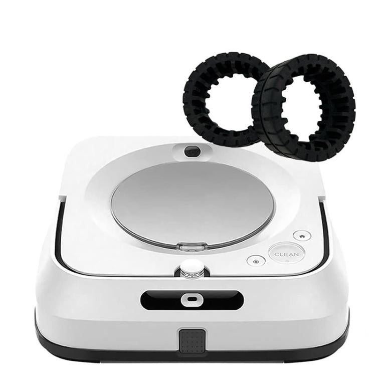 For IRobot Braava Jet M6 Sweeper Vacuum Cleaner Accessories, Style: 1pair Tires - For iRobot Accessories by buy2fix | Online Shopping UK | buy2fix
