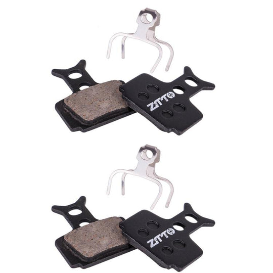 2pairs ZTTO Bicycle Disc Braking Pads Mountain Bike Semi-Metallic Resin Brake Pads, Model: MS-05C