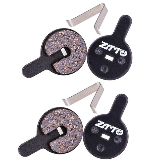 2pairs ZTTO Bicycle Disc Braking Pads Mountain Bike Semi-Metallic Resin Brake Pads, Model: MS-07C With Hole - Bicycle Brake Parts by ZTTO | Online Shopping UK | buy2fix