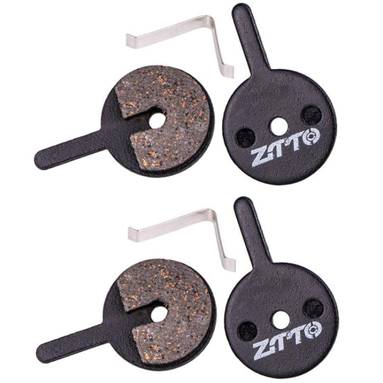 2pairs ZTTO Bicycle Disc Braking Pads Mountain Bike Semi-Metallic Resin Brake Pads, Model: MS-11G