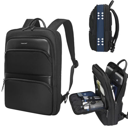 Tigernu T-B9121  17 Inch Men Expandable Waterproof Lightweight Laptop Backpack With Floating Zipper - Backpack by Tigernu | Online Shopping UK | buy2fix