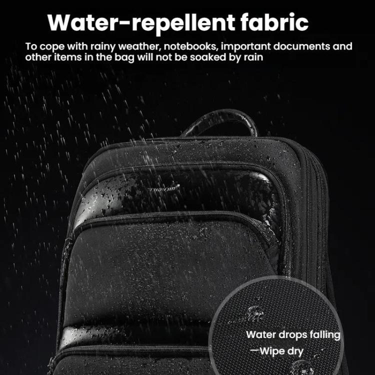 Tigernu T-B9121  17 Inch Men Expandable Waterproof Lightweight Laptop Backpack With Floating Zipper - Backpack by Tigernu | Online Shopping UK | buy2fix