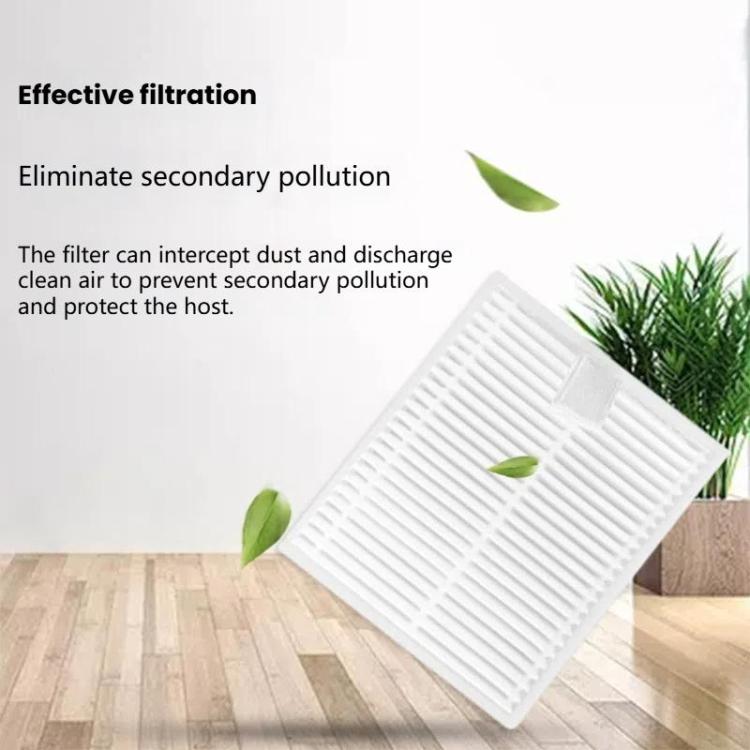 3pcs Filters For Xiaomi C103 / E10 / B112 / 3C Sweeping and Mopping Robot Accessories - For Xiaomi Accessories by buy2fix | Online Shopping UK | buy2fix