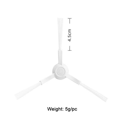 3pairs Side Brushes For Xiaomi C103 / E10 / B112 / 3C Sweeping and Mopping Robot Accessories - For Xiaomi Accessories by buy2fix | Online Shopping UK | buy2fix