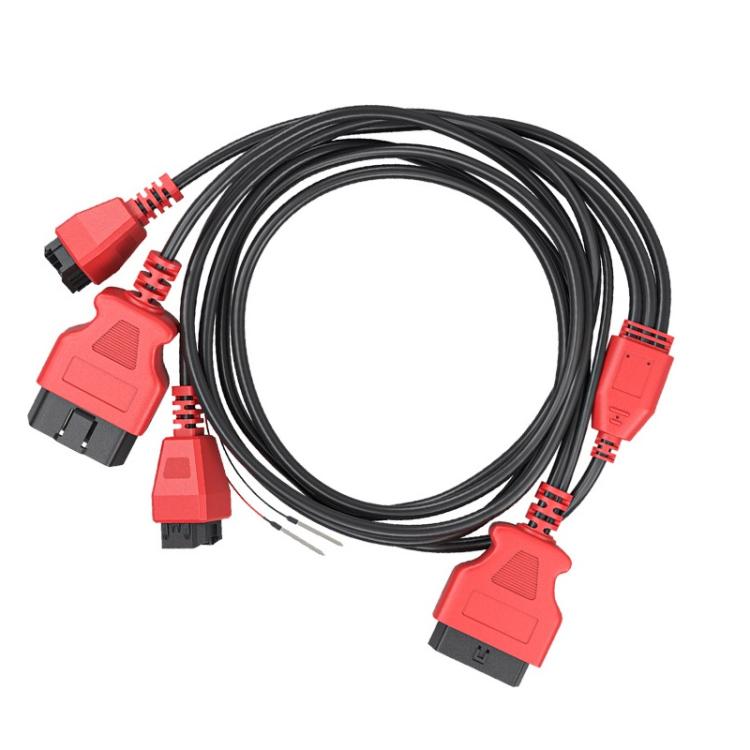 Xtool FCA 12+8 Connector Cable Adapter For Chry(Black Red) - Code Readers & Scan Tools by Xtool | Online Shopping UK | buy2fix