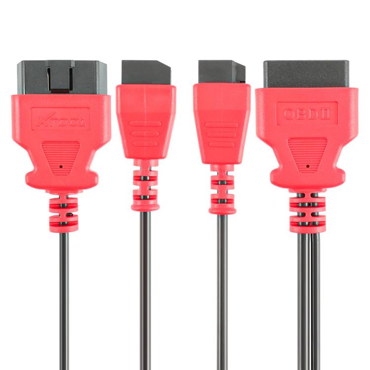 Xtool FCA 12+8 Connector Cable Adapter For Chry(Black Red) - Code Readers & Scan Tools by Xtool | Online Shopping UK | buy2fix