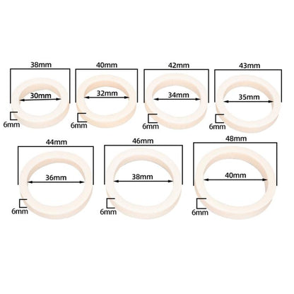 35mm 2pairs ZTTO Mountain Bike Shock Absorbent Fork Oil Dustproof Sponge Ring - Maintenance tools by ZTTO | Online Shopping UK | buy2fix