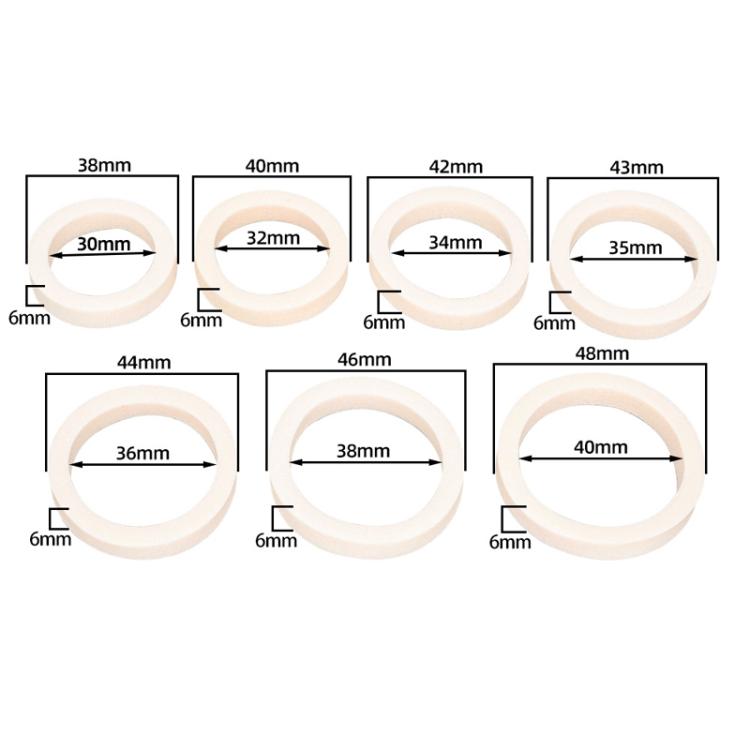 40mm 2pairs ZTTO Mountain Bike Shock Absorbent Fork Oil Dustproof Sponge Ring - Maintenance tools by ZTTO | Online Shopping UK | buy2fix