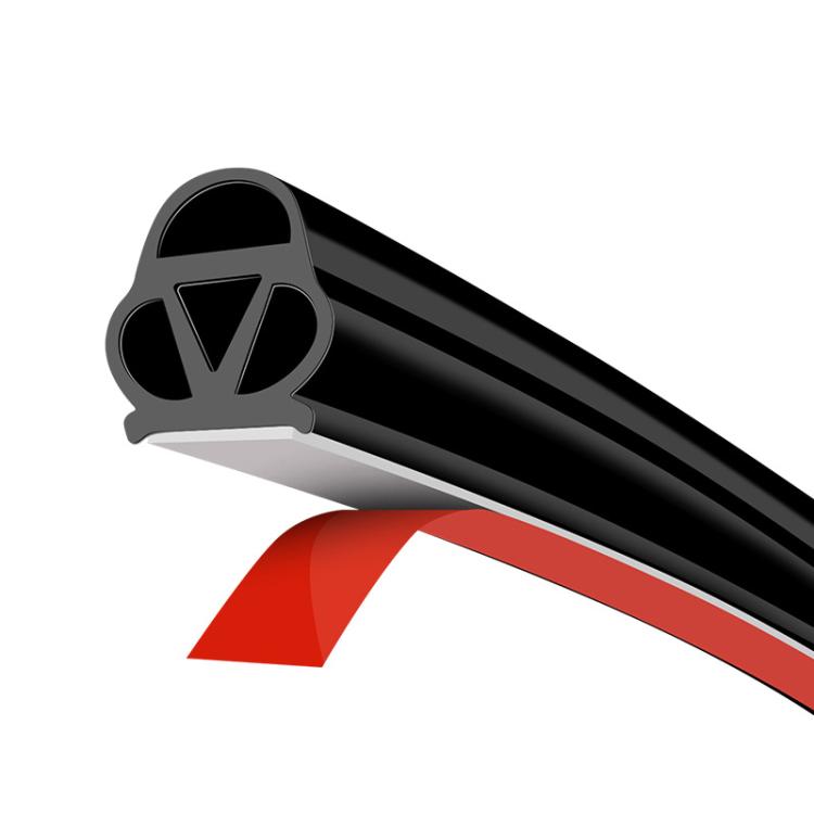 5m Truck Door Seam Large D Triangle Reinforced Waterproof Rubber Seal Strip - sealing strips by buy2fix | Online Shopping UK | buy2fix