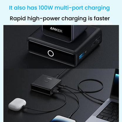 ANKER A1902 Prime Series Gallium Nitride Charge Magnetic Suction Base 100W USB Charger, US Plug - USB Charger by ANKER | Online Shopping UK | buy2fix