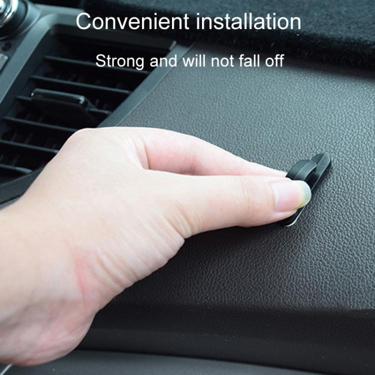 4pcs / Set Multifunctional Simple Hidden Car Seat Sticky Hooks(Black) - Auto Fastener & Clips by buy2fix | Online Shopping UK | buy2fix