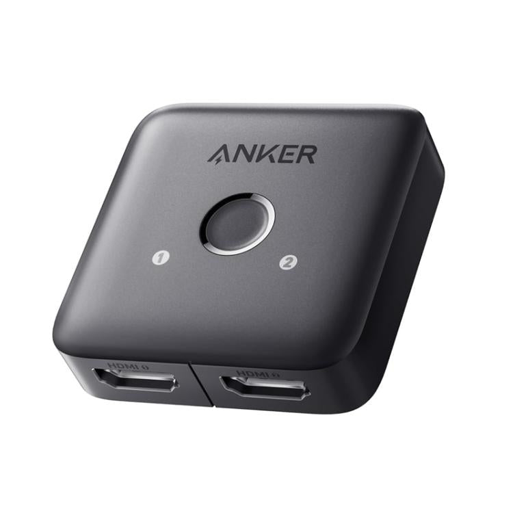 ANKER A83H1 4K 2 Into 1 Out Docking Station HDMI Converter(Black) - Converter by ANKER | Online Shopping UK | buy2fix