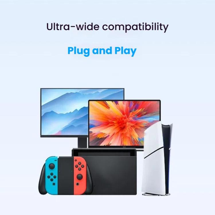 ANKER A83H1 4K 2 Into 1 Out Docking Station HDMI Converter(Black) - Converter by ANKER | Online Shopping UK | buy2fix