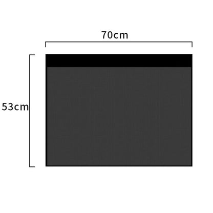 1pair Suction Cup Car Side Window Sunshade Mesh Summer Sunshade Curtains(Black) - Window Foils & Solar Protection by buy2fix | Online Shopping UK | buy2fix