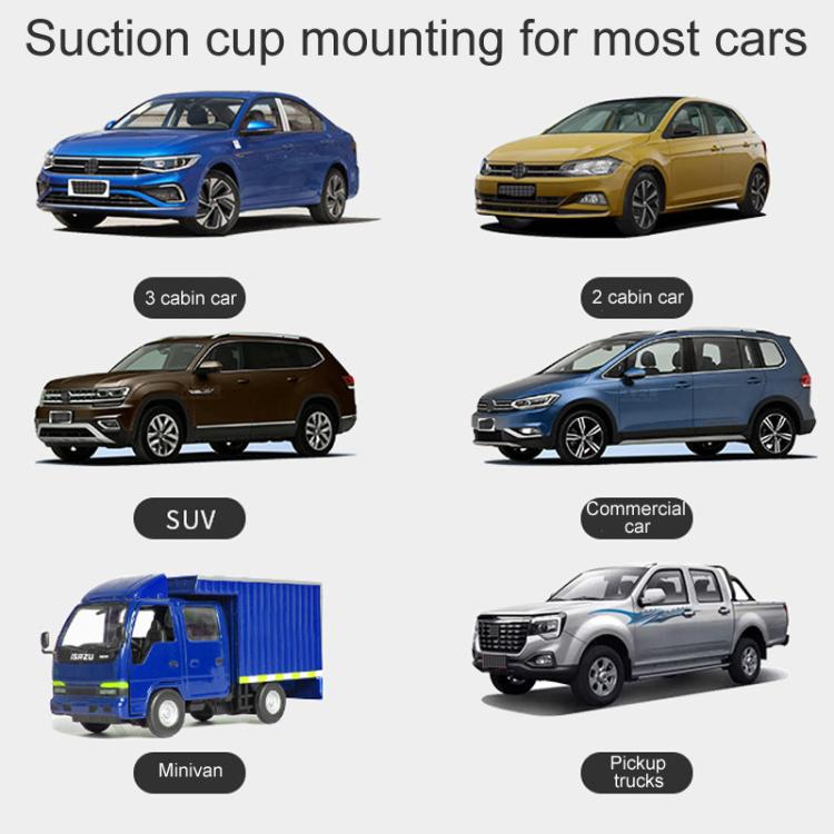 1pair Suction Cup Car Side Window Sunshade Mesh Summer Sunshade Curtains(Black) - Window Foils & Solar Protection by buy2fix | Online Shopping UK | buy2fix