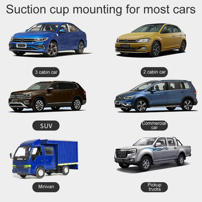 1pair Suction Cup Car Side Window Sunshade Mesh Summer Sunshade Curtains(Black) - Window Foils & Solar Protection by buy2fix | Online Shopping UK | buy2fix