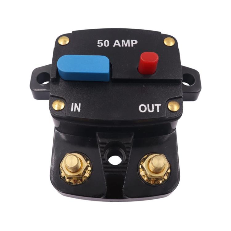 50A Car Audio Recovery Fuse Switch Current Short Circuit Overload Protection Circuit Breaker - Fuse by buy2fix | Online Shopping UK | buy2fix